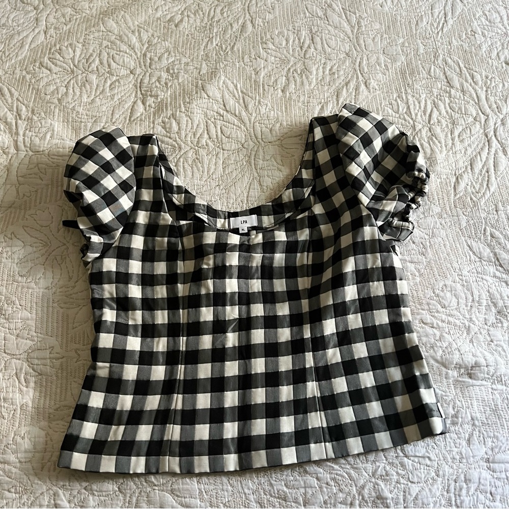 LPA Rina Top in black & white - Picture 2 of 9